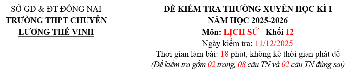 LỚP 12 ĐỊA-KTTXHK1-LẦN 2