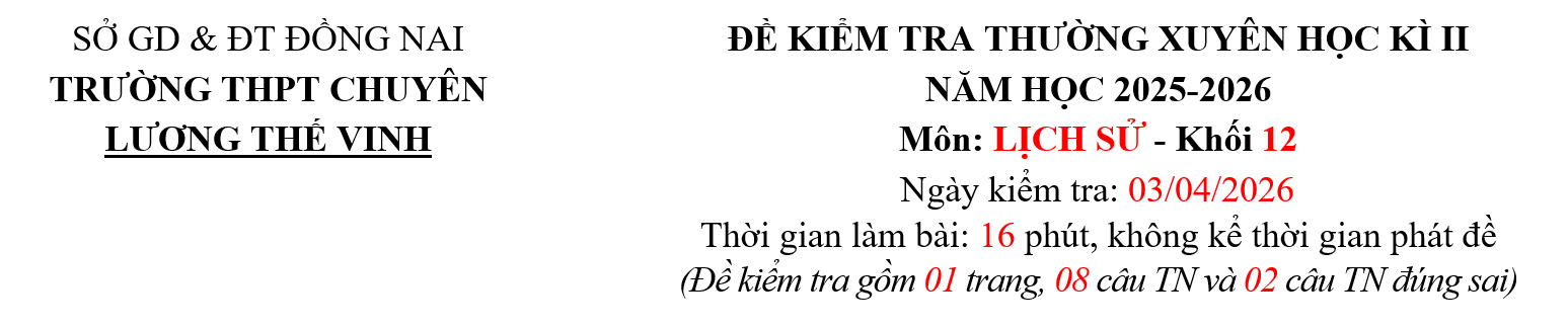 LỚP 12 ĐỊA-KTTXHK2-LẦN 3