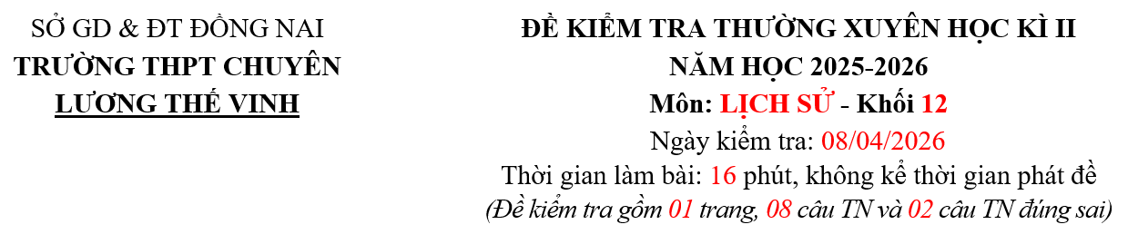 LỚP 12 ĐỊA-KTTXHK2-LẦN 3