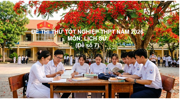 ĐỀ THI THỬ TỐT NGHIỆP NĂM 2026 (Đề số 7)