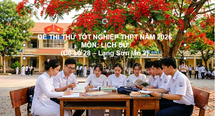 THI THỬ TỐT NGHIỆP NĂM 2026 (Đề 28 - Lạng Sơn lần 2)