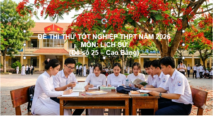 THI THỬ TỐT NGHIỆP THPT NĂM 2026 (Đề 25 - Cao Bằng)